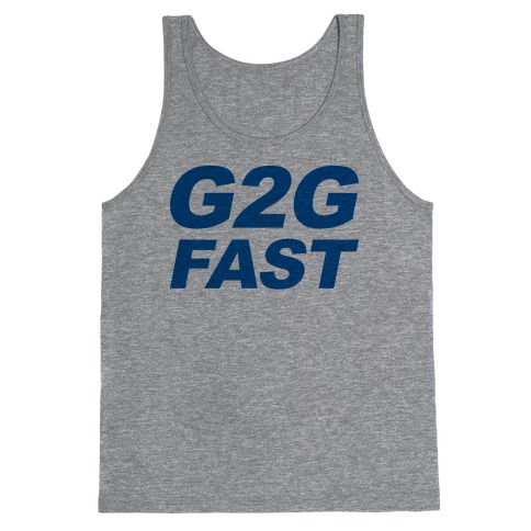 G2G Fast Sonic Parody Tank Top