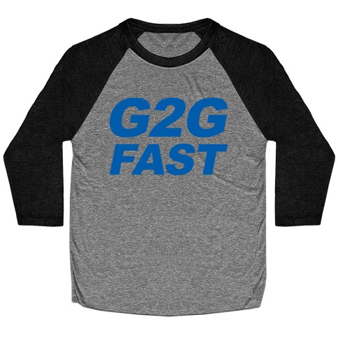 G2G Fast Sonic Parody Baseball Tee