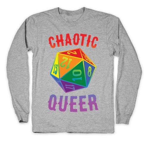 Chaotic Queer Long Sleeve T-Shirt