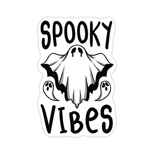 Spooky Vibes Die Cut Sticker