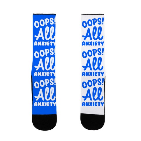 Oops! All Anxiety Sock