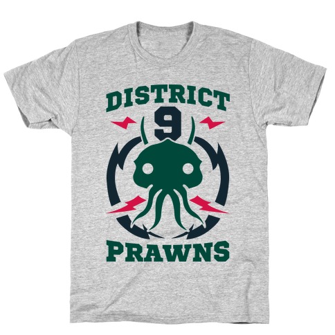 District 9 Prawns (Sports Logo Parody) T-Shirt
