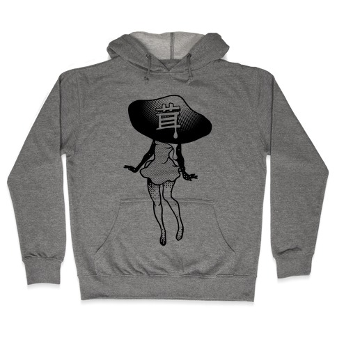 Mushroom Girl Hooded Sweatshirt