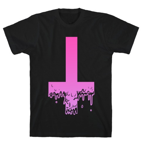 Cross Drip- Pink T-Shirt