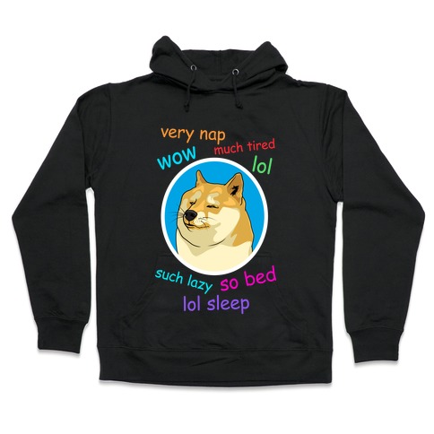 Nap Doge Hooded Sweatshirt