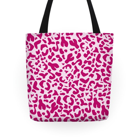 pink animal print bag