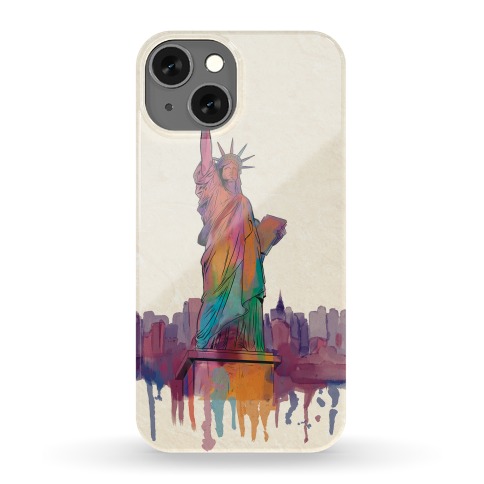 Lady Liberty Watercolor Phone Case