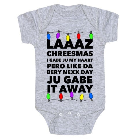 Last Christmas Funny Baby One-Piece