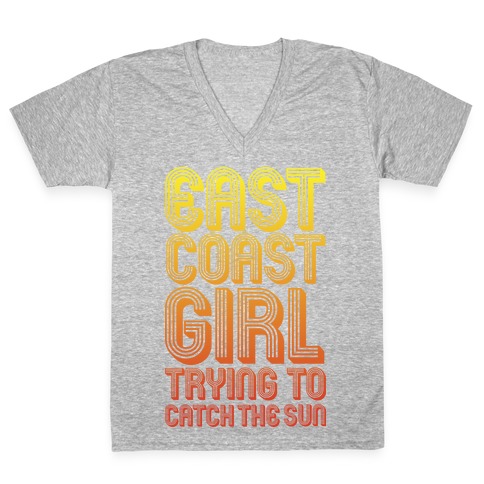 East Coast Girl V-Neck Tee Shirt