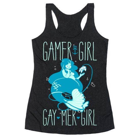 Gamer Girl Gay Mer Girl Racerback Tank Top