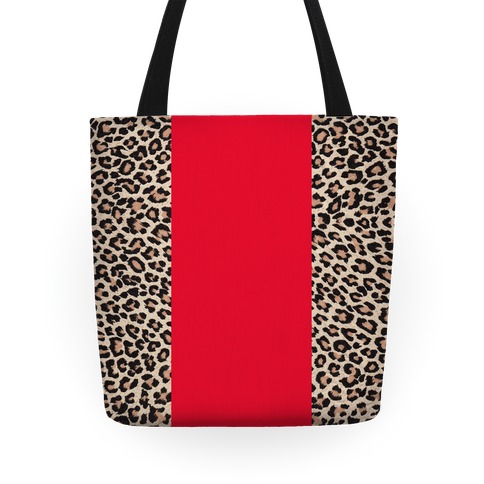 Leopard and Red Tote Tote