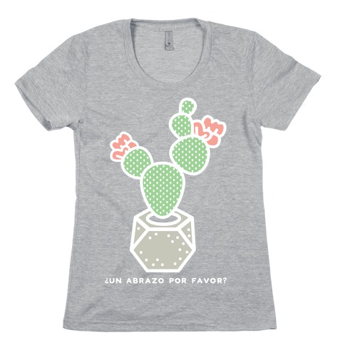 Cactus Hugs Womens T-Shirt