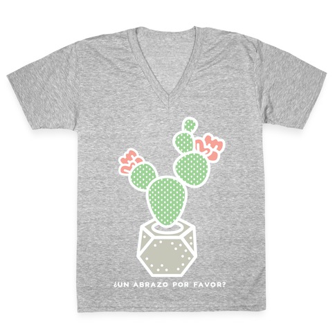 Cactus Hugs V-Neck Tee Shirt