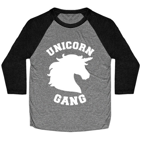 Unicorn Gang Baseball Tee