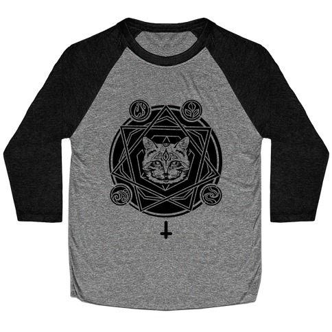 Witch's Cat: The Elements Baseball Tee