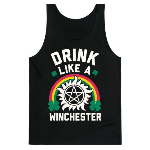 Drink Like A Winchester (St. Patrick's Day) Tank Top
