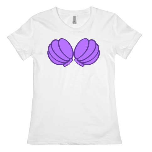 seashell bra t shirt