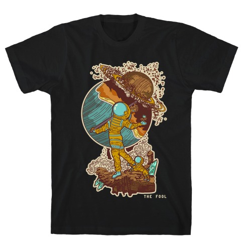 The Fool in Space T-Shirts | LookHUMAN