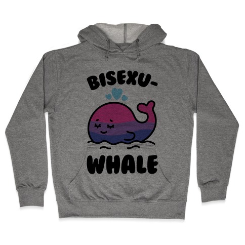 Bisexu-WHALE Hooded Sweatshirt