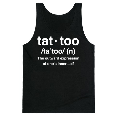 Tattoo Definition Tank Top