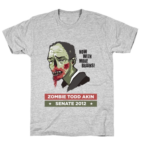 Zombie T Shirt More Brains Graphic TShirt