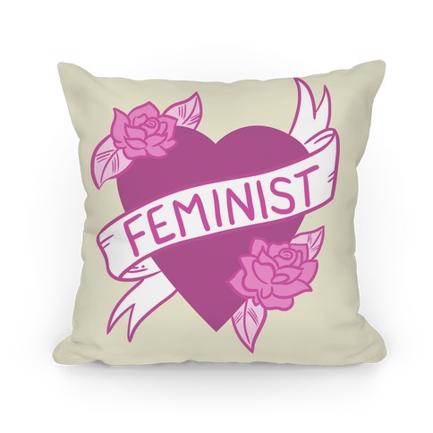 Feminist Heart Pillow