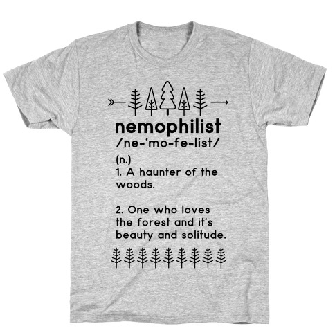 Nemophilist Definition T-Shirt