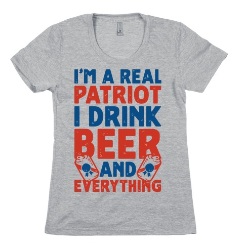 Real Patriot Womens T-Shirt