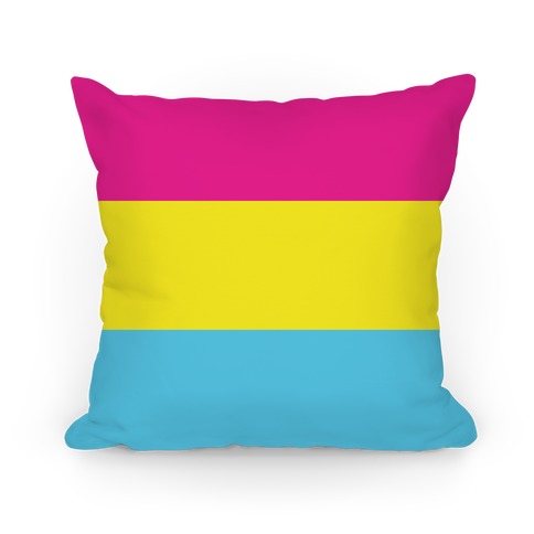 Pansexual Pride Flag Pillow