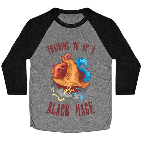 Training To Be A Black Mage Baseball Tee