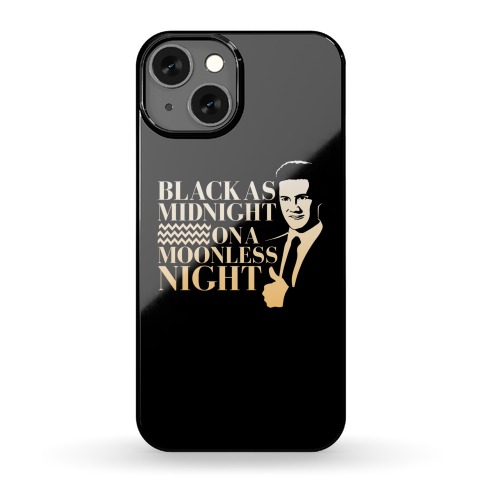 Black as Midnight on a Moonless Night Phone Case
