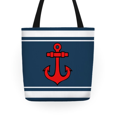 Anchors and Stripes Tote