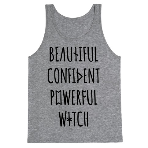 Beautiful Confident Powerful Witch Tank Top