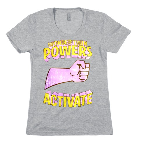 Wonder Twin Powers Activate 1 Womens T-Shirt