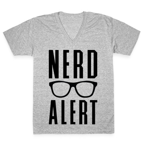 Nerd Alert V-Neck Tee Shirt