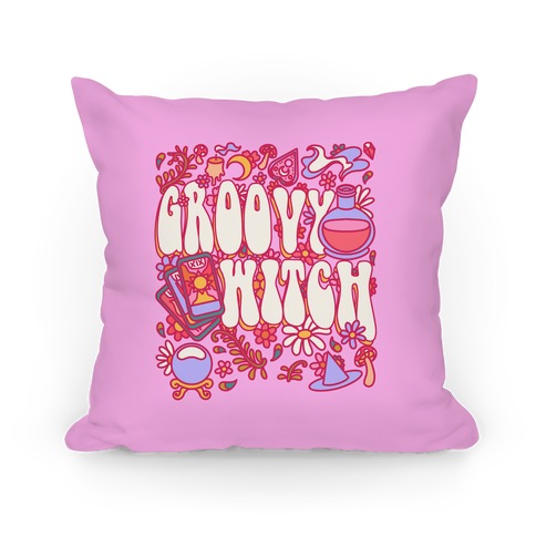 Groovy Witch Pillow