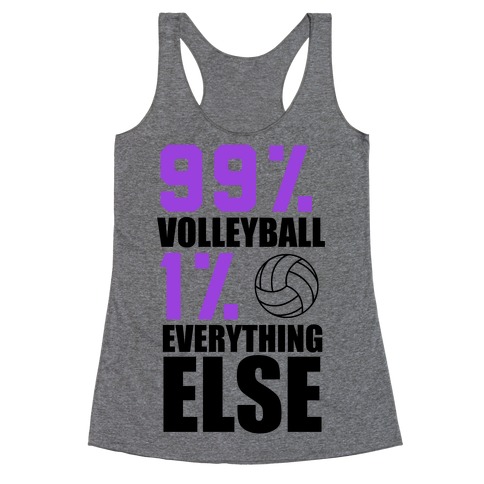 99% Volleyball Racerback Tank Top