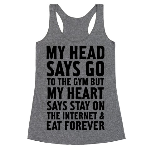 Stay on the Internet Racerback Tank Top