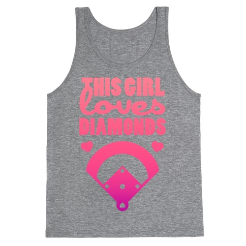 This Girl Loves (Baseball) Diamonds Tank Top