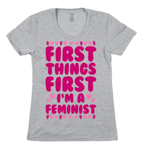 Fancy Feminist Womens T-Shirt