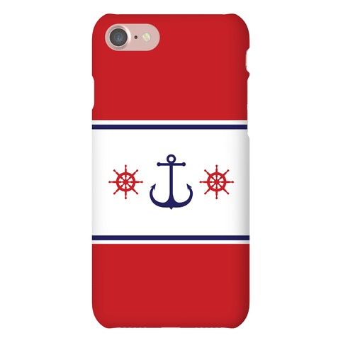 Anchor and Stripes Phone Case | LookHUMAN