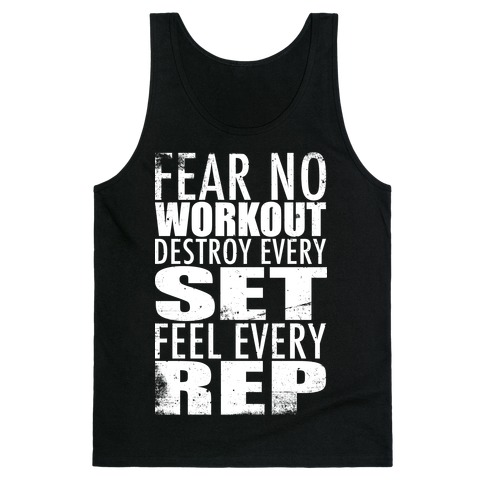Fear No Workout Tank Top