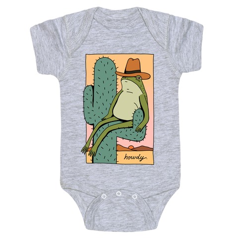 Howdy Frog Cowboy Baby One-Piece