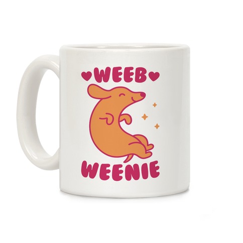 Weeb Weenie Dachshund Coffee Mug