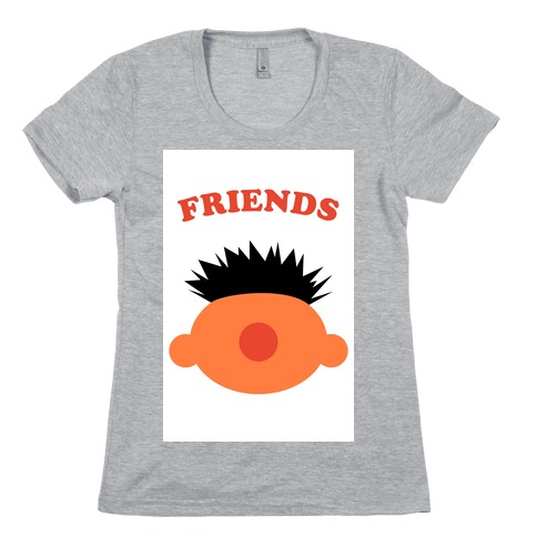 Best Friends (Orange) Womens T-Shirt