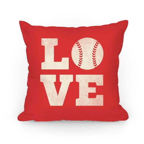Love Baseball Pillow Pillow