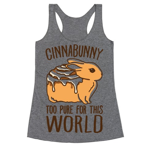 Cinnabunny Too Pure For This World Racerback Tank Top