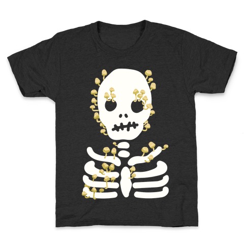 Mushroom Skeleton Kids T-Shirt