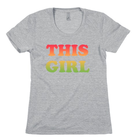 This Girl Loves Her Girl Friend Womens T-Shirt