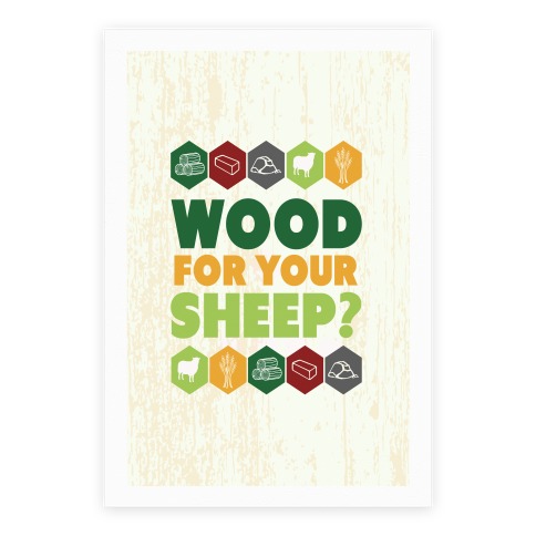 Wood For Your Sheep? Poster